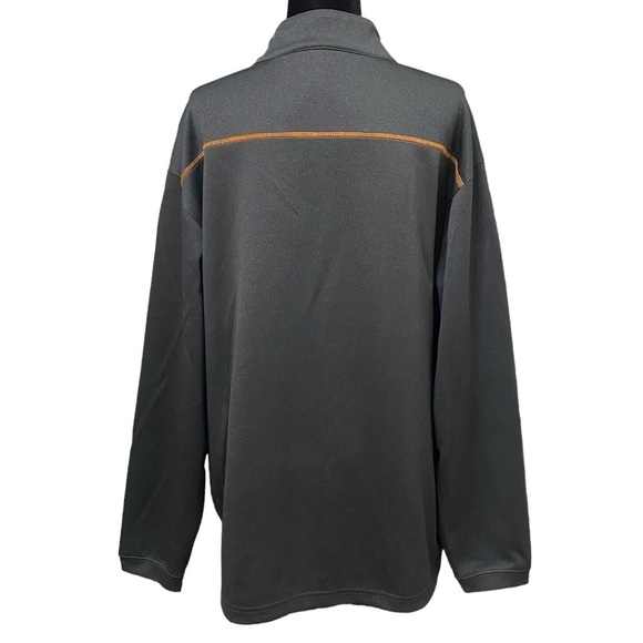 Pebble Beach Charcoal Gray Quarter Zip Golf Pullover Jacket XXL - Picture 3 of 6